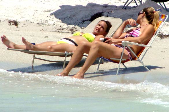 Tanning on the Beach in Florida